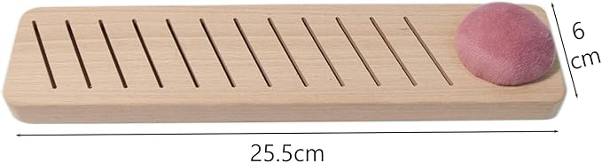 Lampstop Bobbin Rack for Embroidery Floss Beech Wood Floss Organizer (Rectangle)