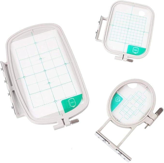 honeysew embroidery hoops for brother se600 pe550d pe535 se400 pe525 pe540d pe500 se625 se425 innovis babylock brother embroidery machine hoop (3 in 1set)