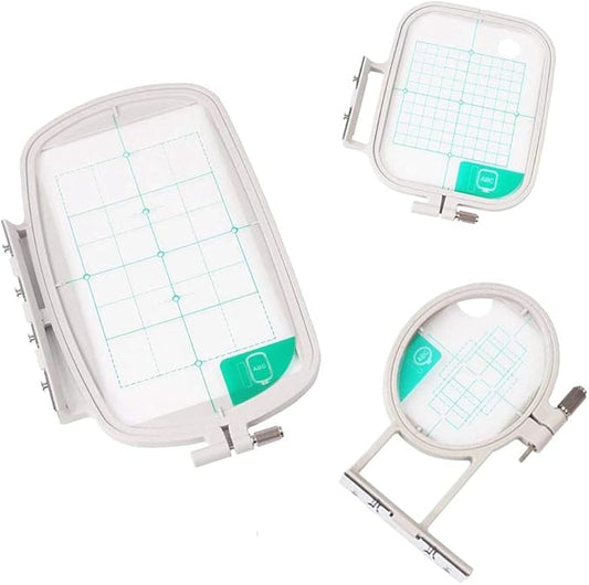 honeysew embroidery hoops for brother se600 pe550d pe535 se400 pe525 pe540d pe500 se625 se425 innovis babylock brother embroidery machine hoop (3 in 1set)