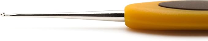 Clover 1023 Soft Touch Steel Crochet Hooks, No. 6/1.00mm