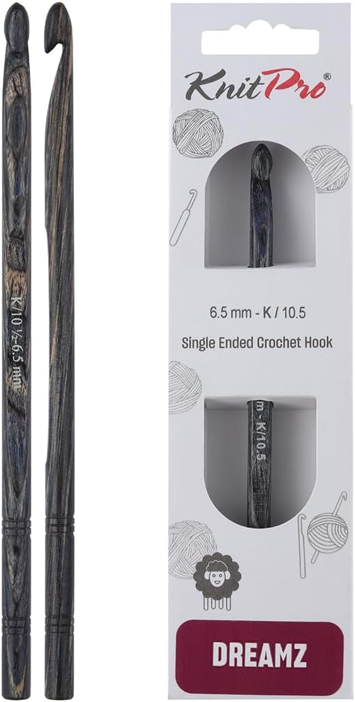 KnitPro Dreamz Single-Ended Crochet Hook | US Size K (6.5mm)