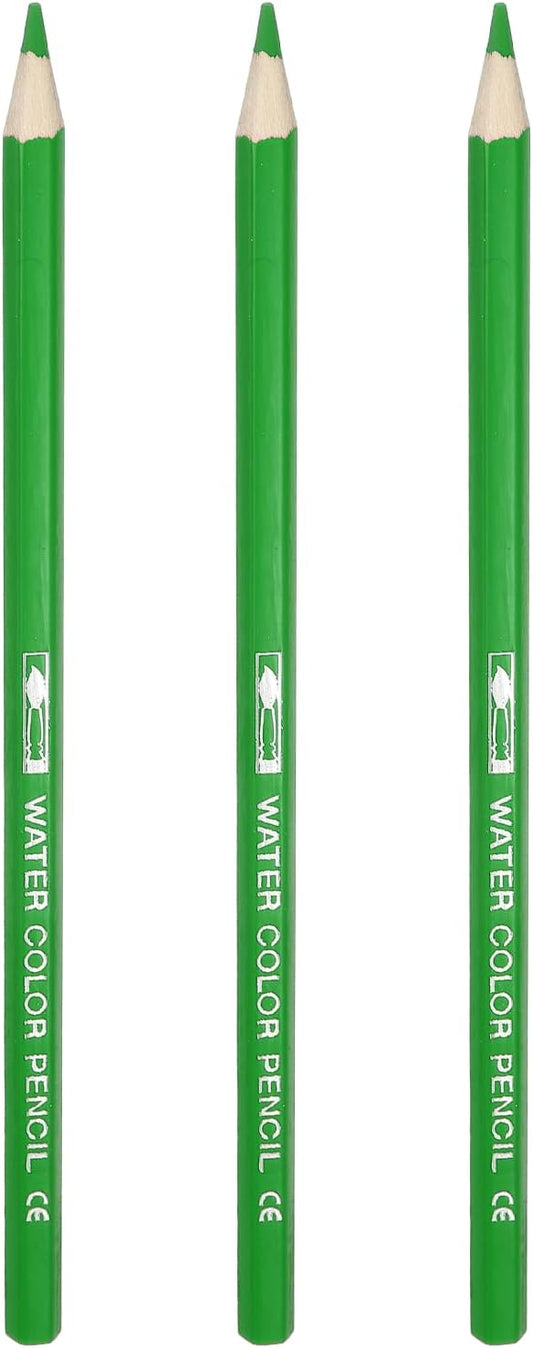 PATIKIL Watercolor Pencils, Light Green Color Pencil Set Sketch Coloring Drawing Colored Pencils Bulk Artist Drawing Supplies for Adult Coloring Book Blending, 3 Pcs