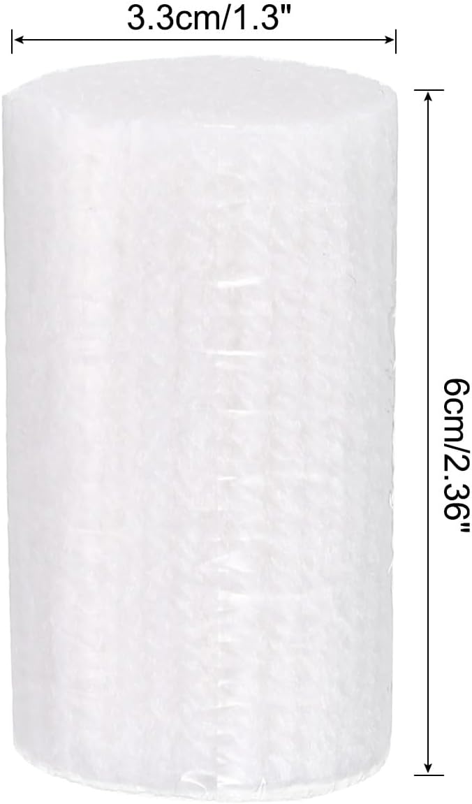 PATIKIL 10 Rolls Latch Hook Yarn Kit - Precut Rugs Yarn for Crochet Bundles, Tapestry DIY Craft - Adults Beginners Rug Making - White