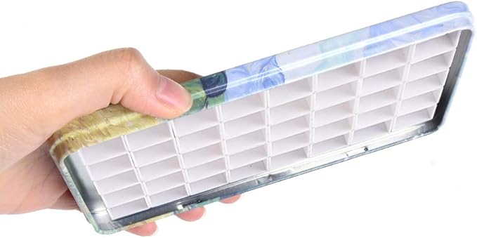 40Pcs Empty Half Pans with Magnetic Stripe Watercolor Paint Travel Tin Palette Case, Artist Paints Half Pan Kits for DIY Watercolor Oils or Acrylics Painting Art Drawing Wheat Field