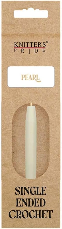 Knitter’s Pride Pearl Aluminum Crochet Hook – US Size H (5mm)