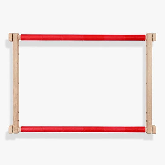 needlepoint embroidery frame with clips, cross stitch frame, tapestry frame, stitching frame (11.8' x 15.8')