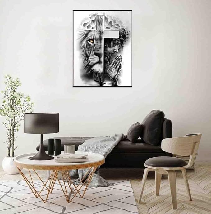 jesus christ cross stitch kits for adults beginner,lion counted cross stitch kits printed stitching cute patterns dimensions needlepoint art crafts embroidery kits for adults beginners