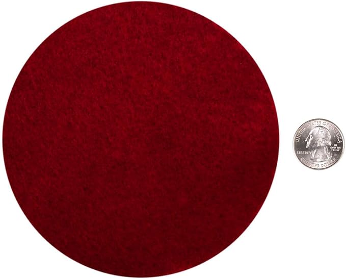 Playfully Ever After Cardinal Red Craft Felt Circles (5 Inch - 18pc)