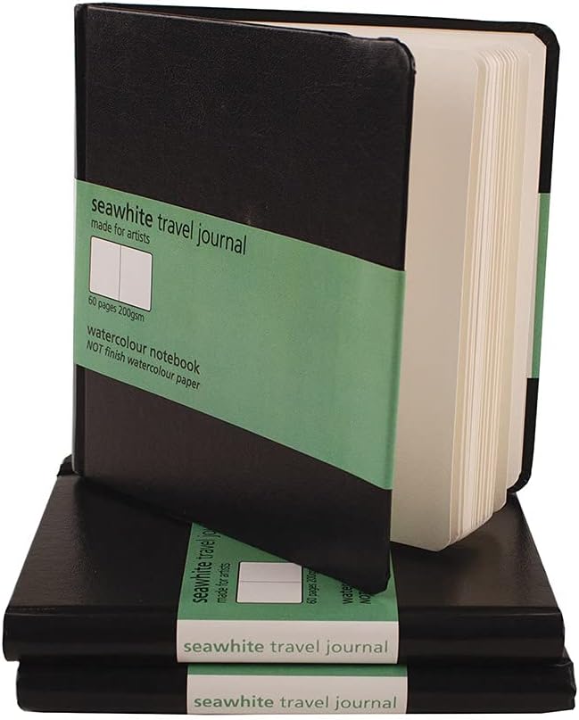 Seawhite Square Watercolour Travel Journal - 14 x 14cm