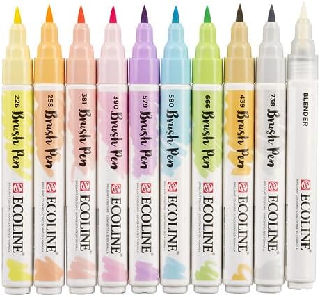 Ecoline Brush Pen set Pastel | 10 colours (11509801)