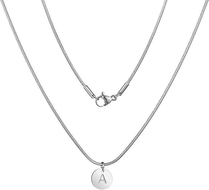 12 Pack Necklace Chains 24 Inches Stainless Steel Snake Chain Necklace with Lobster Clasps for DIY Jewelry Making, 1.2 mm