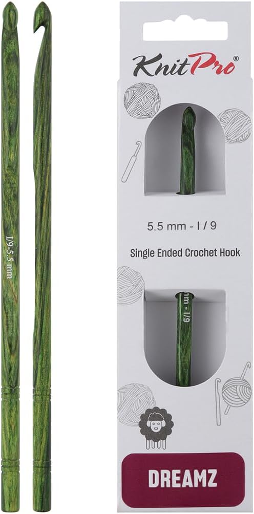 KnitPro Dreamz Single-Ended Crochet Hook | US Size I (5.5mm)