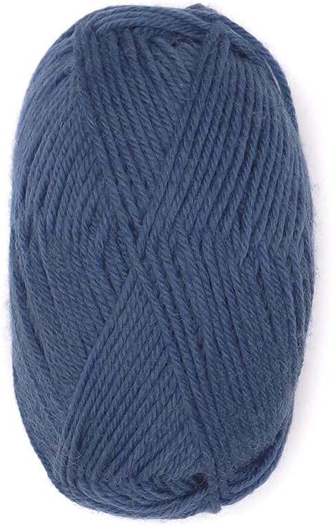 100% Pure Wool Yarn Superwash Set of 3 Skeins (150 Grams) DK Weight - Sourced Directly from Peru - Heavenly Soft and Perfect for Knitting and Crocheting (Steel Blue)