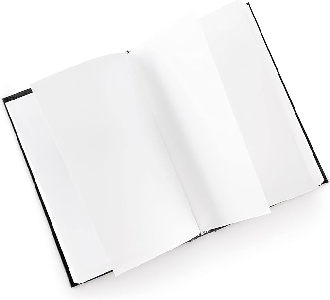 Pentalic - 4"x 6" Hardbound Sketchbook, 110 Sheets, Black