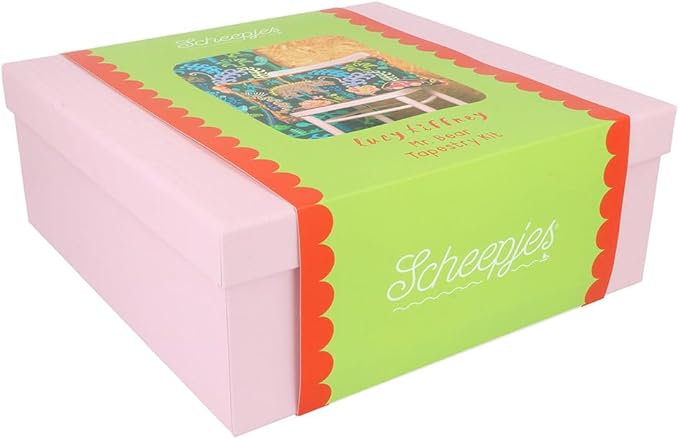 Scheepjes Lucy Tiffney Tapestry Kit, 23.6 x 15.7 in, Mr. Bear, 1 kit