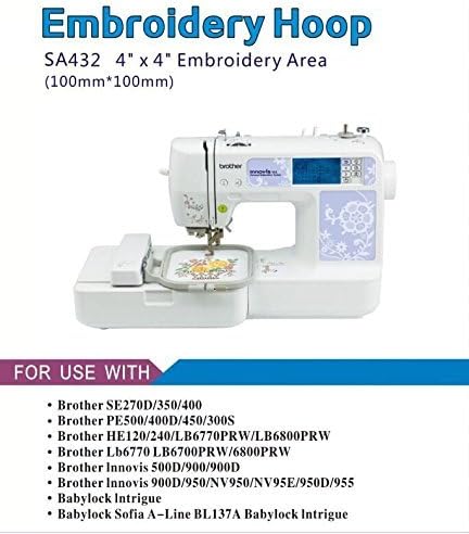 honeysew embroidery hoop cap hoop for brother hoop se270d se400 900d 950d embroidery machine (sa432)