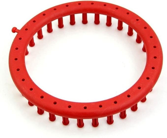 JapanAmStore Round Knitting Loom Plastic Knitting Hat Loom Knitter Yarn Needles Hook Weaving Tools (18cm)