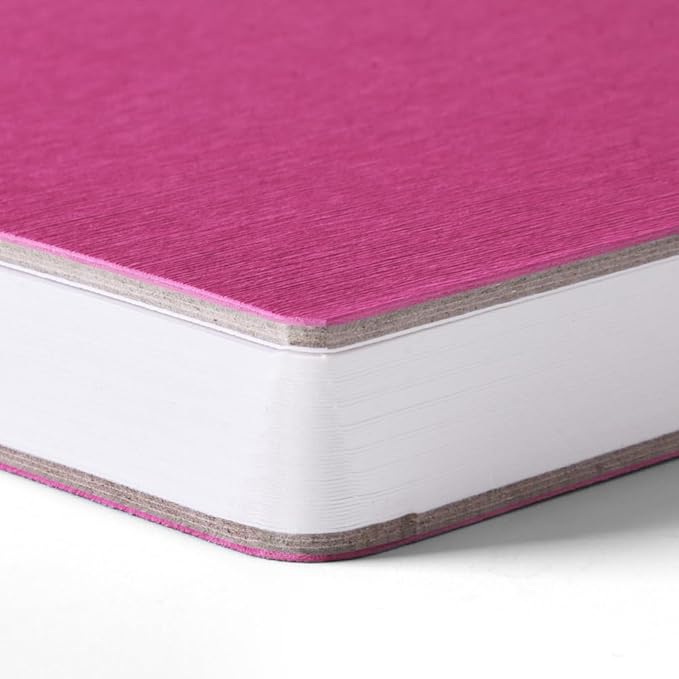 Mifuner Rosered Hardcover Sketchbook Square Hardbound Sketch Journal 4.7 x 4.7 Inch 42 Sheets Art Book 250GSM Ultra Smooth Paper Ideal for Pencils,Water Color Pen,Marker Pen