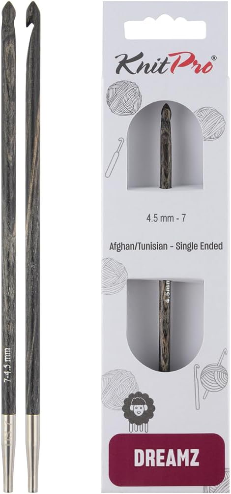 KnitPro Dreamz Afghan/Tunisian Crochet Hook | US Size 7 (4.5mm)