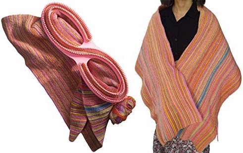 ALIMELT Serenity Loom Afghan Loom Knitting Looms Knitting Board Infinity S Loom 294 pegs Crochet Hooks Knitting Needles Large Projects Shawl Scarf Blankets Sweater Knitter