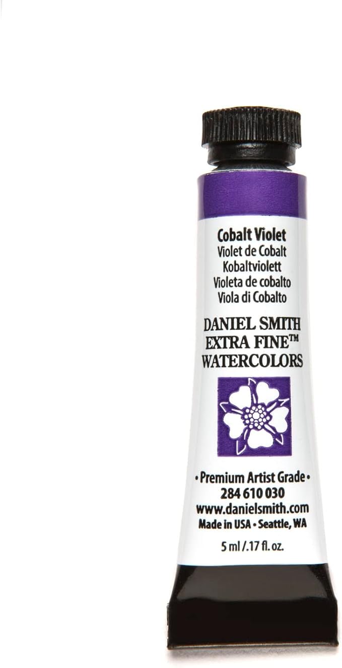 Daniel Smith Extra Fine Watercolor Paint, 5ml Tube, Cobalt Violet, 284610030