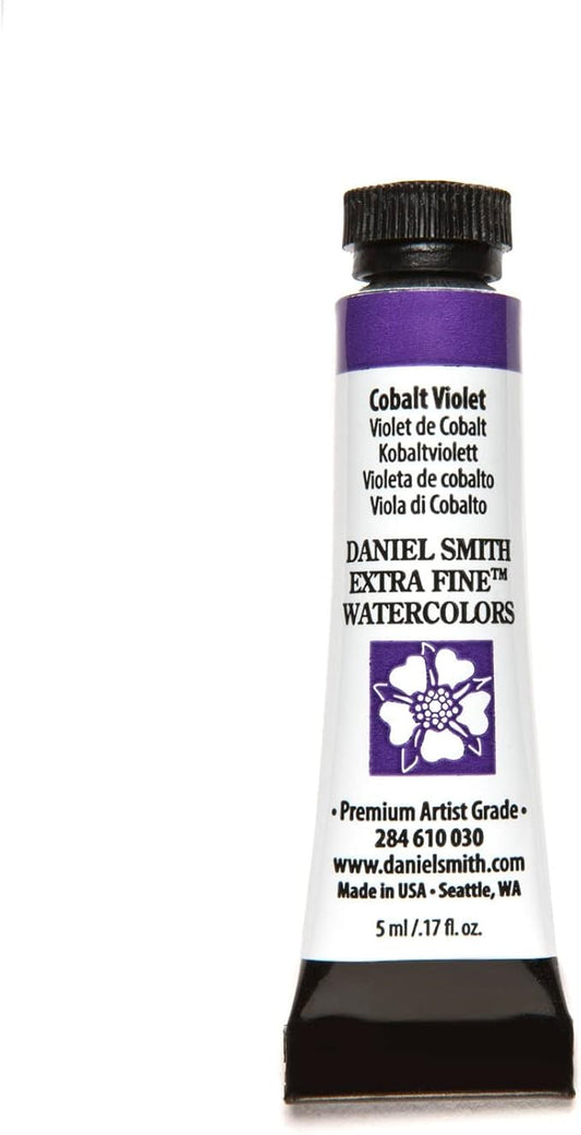 Daniel Smith Extra Fine Watercolor Paint, 5ml Tube, Cobalt Violet, 284610030