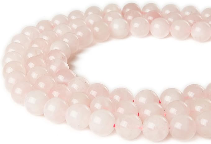 100pcs 8mm rose quartz beads natural gemstone beads round loose beads for jewelry making