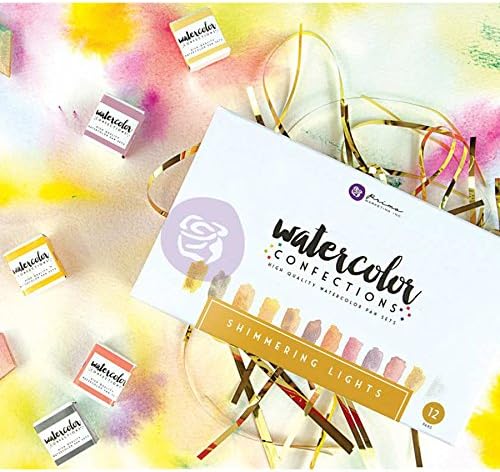 Prima Marketin ART PHILOSOPHY Watercolor Confection Shimmering Lights Watercolor Confections Prima Watercolors 655350590260