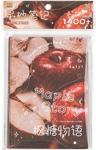 Alideco 30pcs Scrapbook Stickers Vintage Cakes Cuisine Desserts Sticker Book for Adults Sticker journaling Stickers for Scrapbooking (fengtangwuyu)