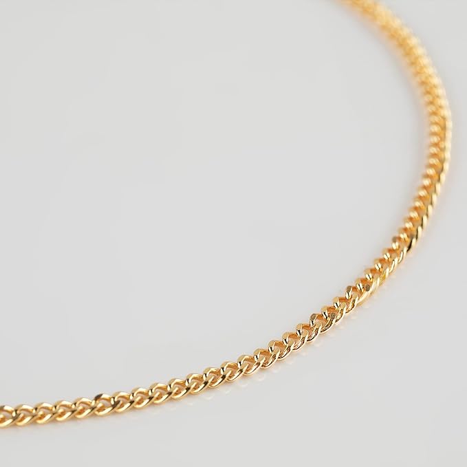 32.8 Feet Curb Cuban Chain for Jewelry Making, 18K Gold Plated Brass Chain Roll with Open Jump Rings and Lobster Clasps Necklace Bracelet DIY Jewelry Chains Bulk