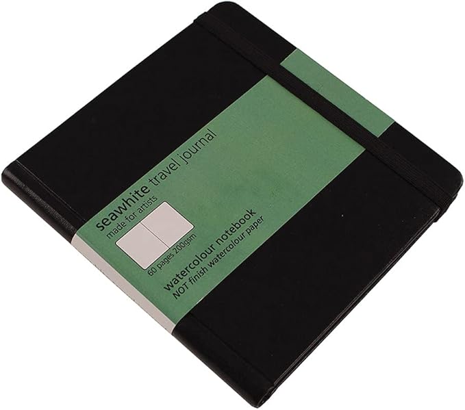 Seawhite Square Watercolour Travel Journal - 14 x 14cm