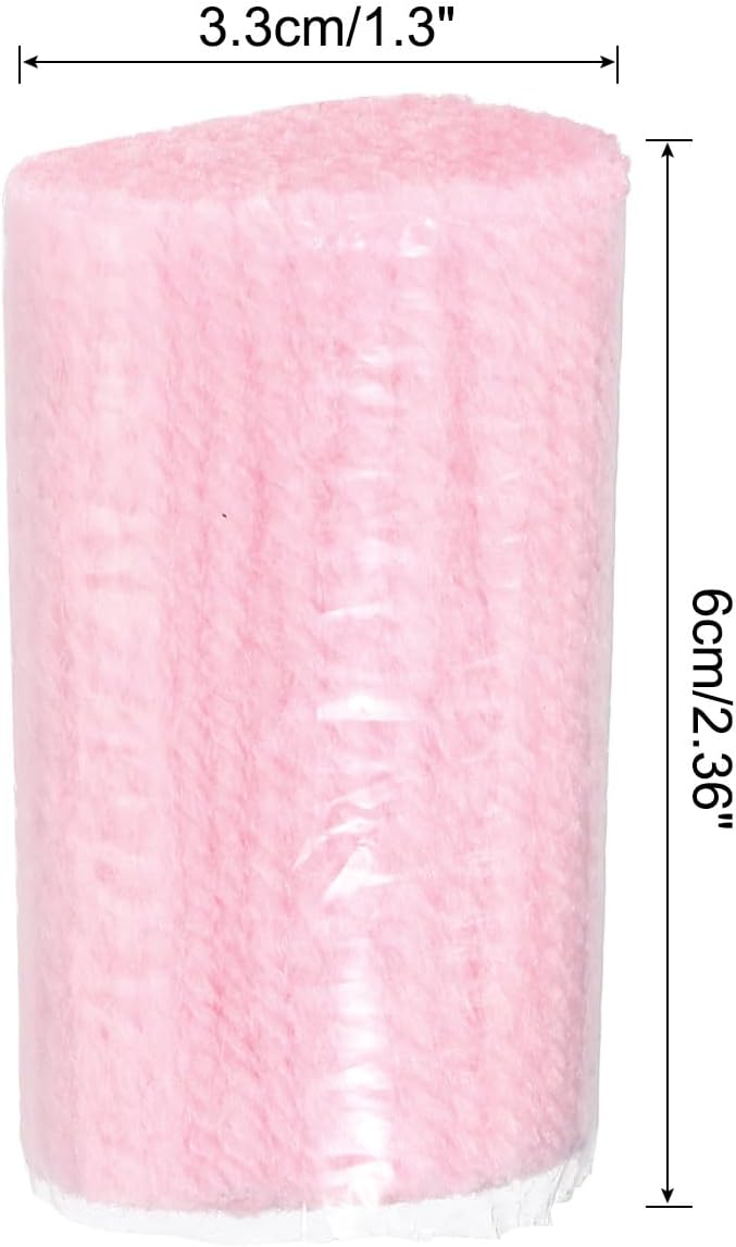 PATIKIL 10 Rolls Latch Hook Yarn Kit - Precut Rugs Yarn for Making Crochet Bundles, Tapestry DIY Craft - Adults Beginners, Pink