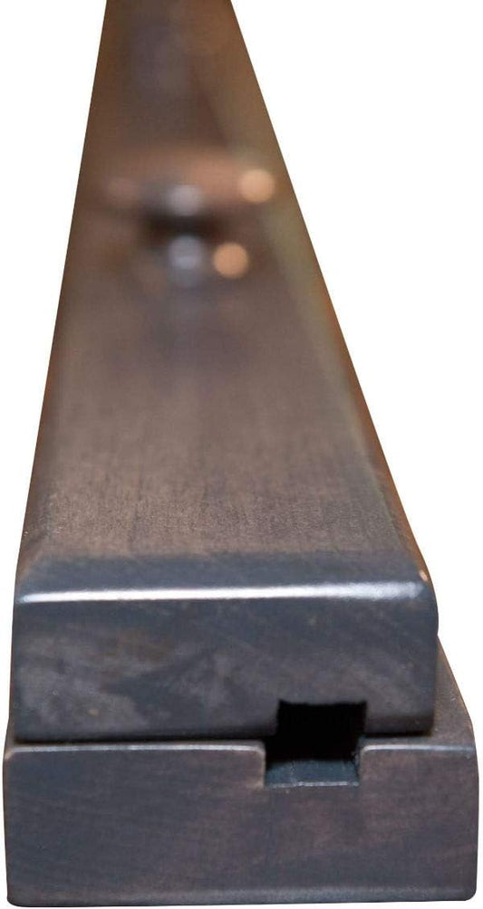 RRD Quilt Hanger for Wall for Display (72") Amish Made Wooden Quilt Rack Wall Mount - Rustic Tapestry Quilt Wall Hangers (Maple Wood, Antique Slate Stain, 72")