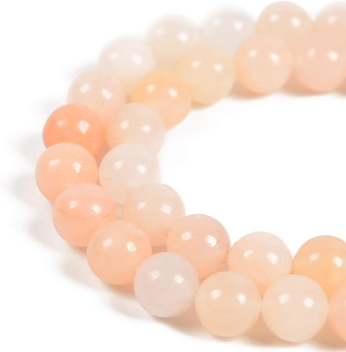 36pcs 10mm Natural Pink Aventurine Gemstone Round Spacer Loose Stone Beads for Jewelry Making 15.5" 1 Strand (Pink Aventurine, 10mm 36Beads)