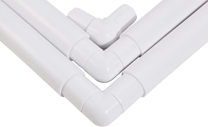 11 x 11 plastic cross stitch frame square embroidery hoop white diy sewing tools sewing hoop handhold craft clip embroidery snap frame hoop for cross stitching quilting (11 x 11)
