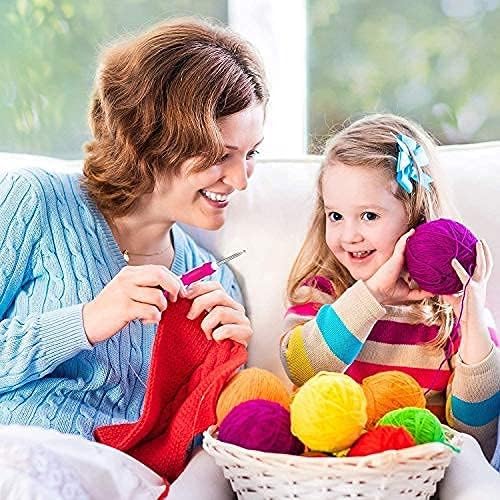 9 Pieces Crochet Hooks Ergonomic Crochet Hooks Set Needles for Arthritic Hands with a Case