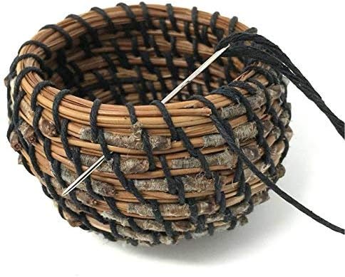 Traditional Craft Kits Coiled Basket Weaving Kit for Beginners (Pine Needle) - Weave Kit Complete with Basket Weaving Supplies and Instructional Booklet
