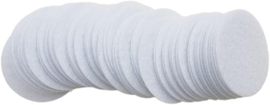 Playfully Ever After 2.5 Inch White 46pc Stiff Felt Circles
