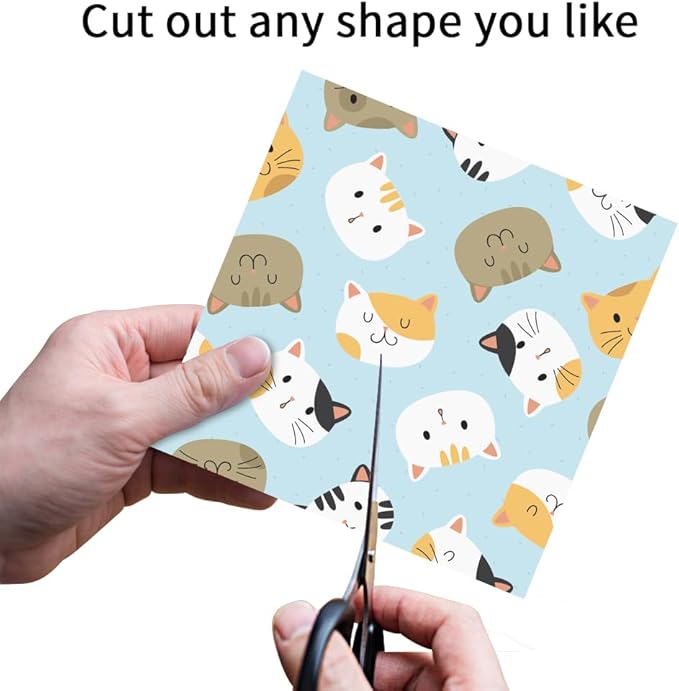 6x6” 160gsm cardstock Single Sided Scrapbooking 24 Papers Pad vintage decoupage scrapbook kit patterned paper junk journal supplies journaling supply scrap paper crafting Cat