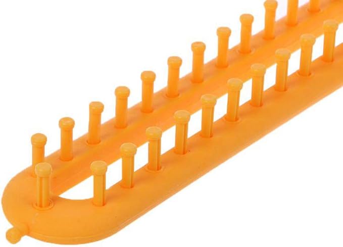 JapanAmStore 1Pcs Long Knitting Loom DIY Weaving Loom for Scarf Sweater Shawl Knit Weaving Tool (M)