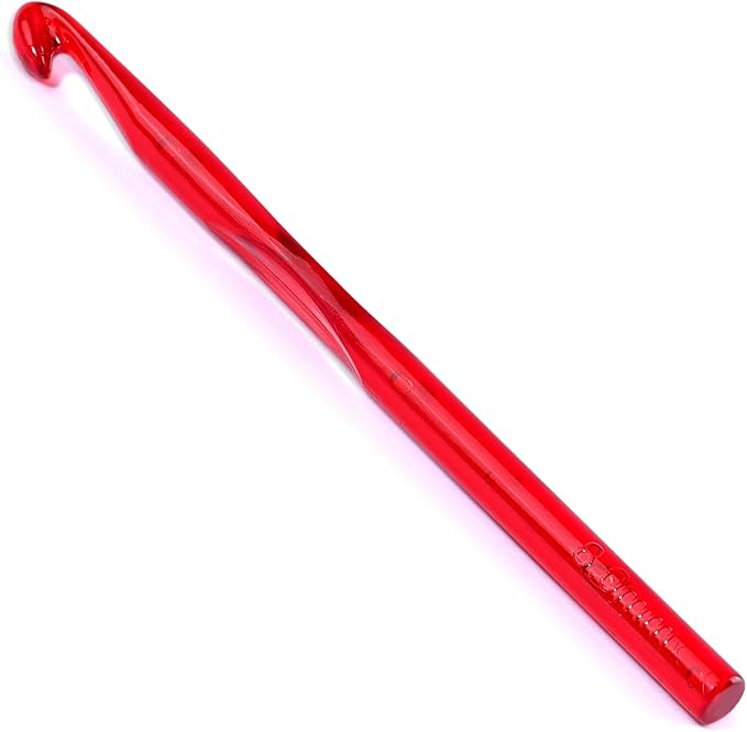 8 mm Crochet Hook, Large Crochet Hooks for Chunky Yarn Ergonomic Knitting Needles Crochet Needle for Beginners and Crocheting Yarn (8 mm)