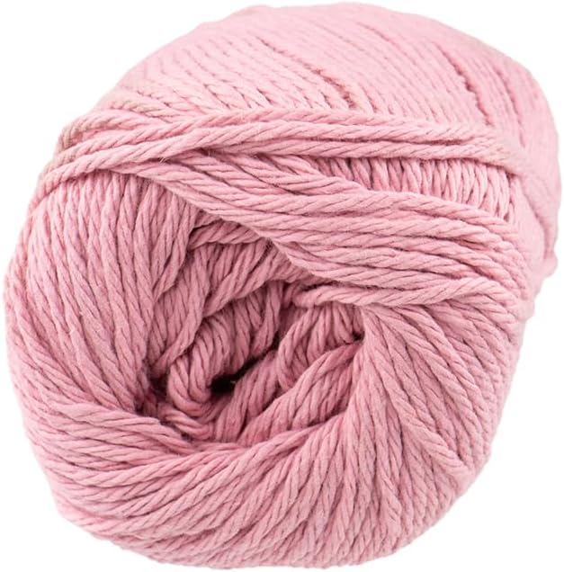 3 Pack 100% Cotton Yarn - Size 4 Medium Weight - Perfect for Crafting, Clothing, Accessories and More!