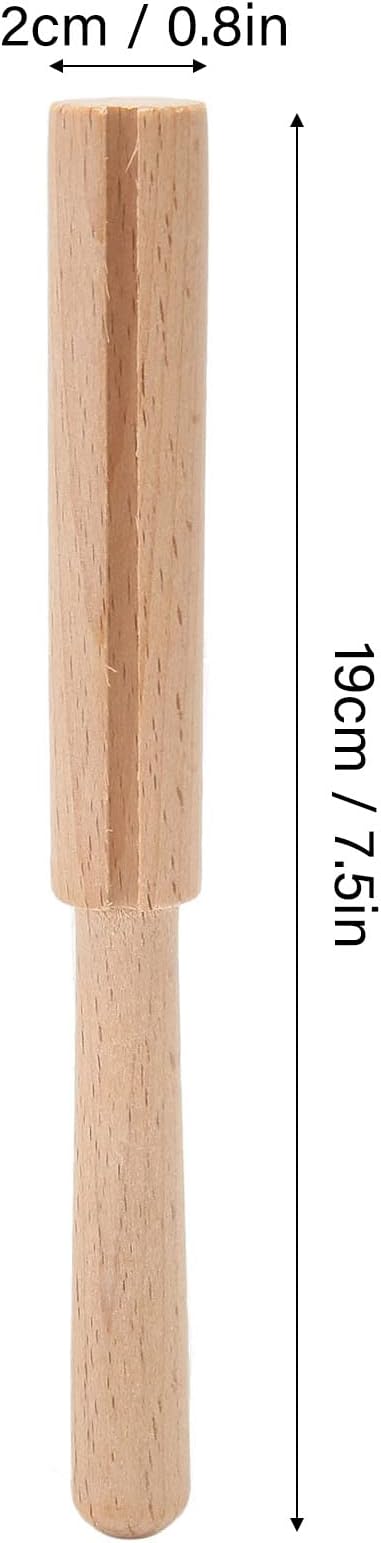 Hook Tool, Handcraft Wooden Crochet Yarn Cutter Tool for Rug Tapestry Making