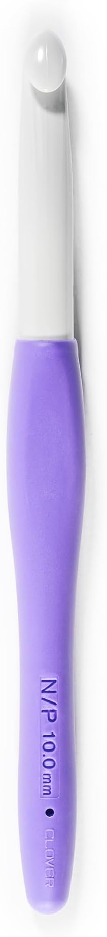 Clover 1057/NP Amour Crochet Hook, Size N/P/10.0mm (Pack of 2)