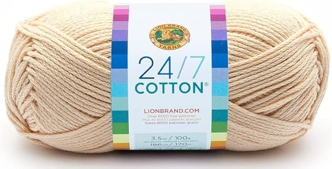 Lion Brand Yarn - 24/7 Cotton - 6 Skein Assortment (Mountain)