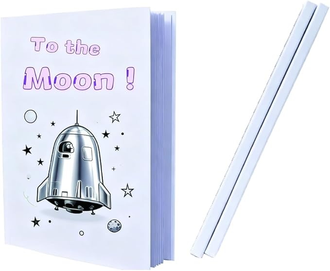 2PCS 7x10 Inch White Blank Books for Kids 160GSM Blank Hardcover Book to Write Stories Hardcover Sketchbooks for Students DIY Make Your Own Book Blank inside 48 Pages