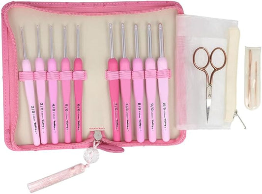 Tulip Crochet Hook, Pink, One Size
