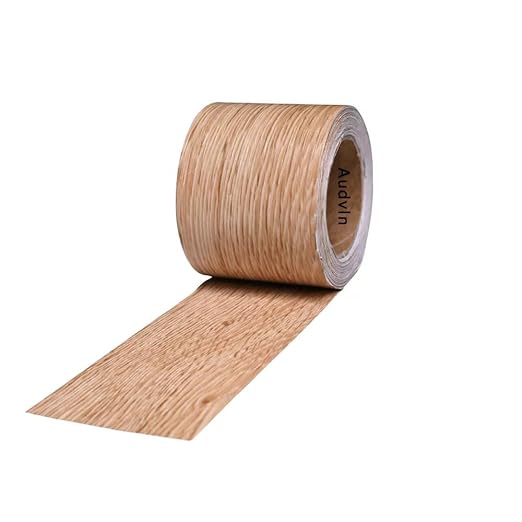 Wood Grain Repair Tape, 2.4" x 32ft Self Adhesive Tape for Furniture, Flooring, Cabinets, Doors, Windows, DIY Crafts - Durable, Easy to Use for Seamless Repairs