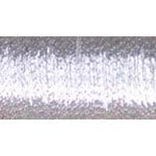 Madeira 9842-011 Metallic Nylon/Polyester Embroidery Thread, 40wt/220 yd, Textured Aluminum