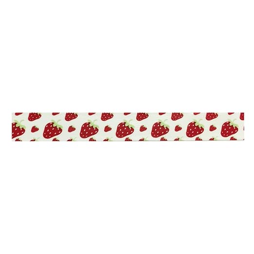Wrapables Colorful Washi Masking Tape, Strawberries